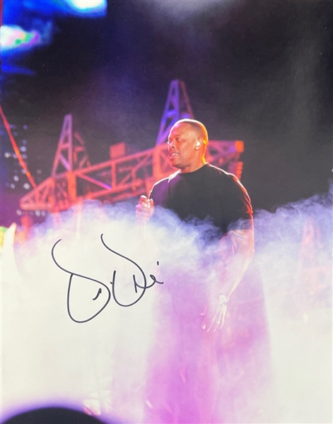 Dr. Dre Signed 11" x 14" Performance Photo (ACOA)