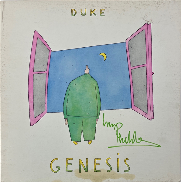 Genesis: Phil Collins Signed Duke Album Cover (JSA LOA)
