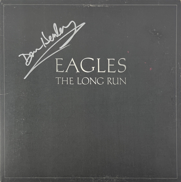 Eagles: Group Signed "The Long Run" Album Cover w/ Vinyl (4 Sigs)(JSA LOA)