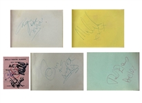 AC/DC: Late 70s Group Autograph Set (Epperson/REAL LOA)