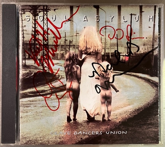 Soul Asylum: Group Signed Grave Dancers Union CD Insert (Third Party Guaranteed)