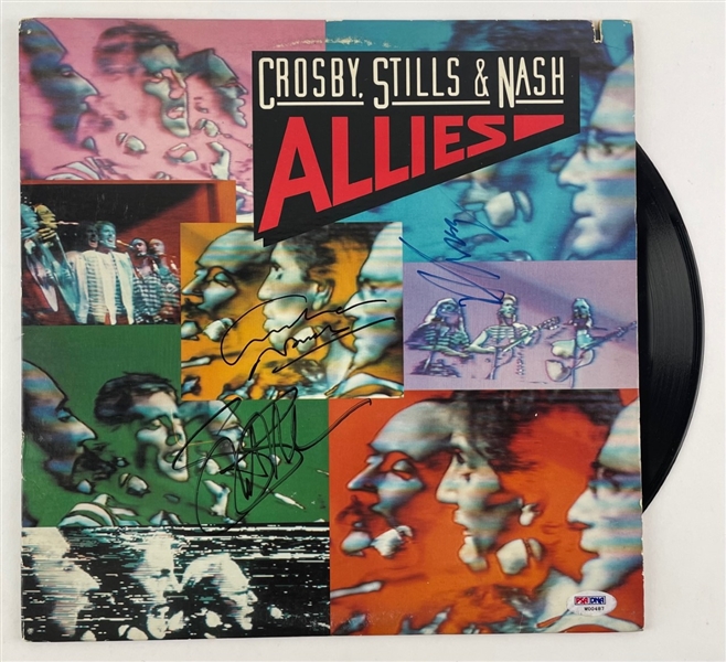 Crosby, Stills & Nash Group Signed "Allies" Album (PSA/DNA)