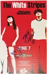 The White Stripes Rare Dual Signed 11" x 17" Original Concert Poster (Beckett/BAS) 