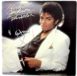 Michael Jackson Boldly Signed "Thriller" Record Album (JSA LOA)