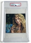 Taylor Swift Signed Self-Titled Debut CD Booklet (PSA Encapsulated)    