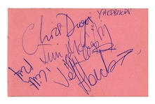 The Yardbirds 1960s Jeff Beck Line Up Autographs (UK) (5 Sigs) (Tracks COA)