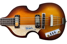 The Beatles: Paul McCartney In-Person Signed Hofner Bass Guitar (Frank Caiazzo Authentication) (Third Party Guaranteed)