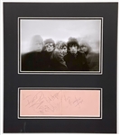 Rolling Stones Fully Group Signed w/ Brian Jones Page (5 Sigs) (Roger Epperson/REAL Authentication) 