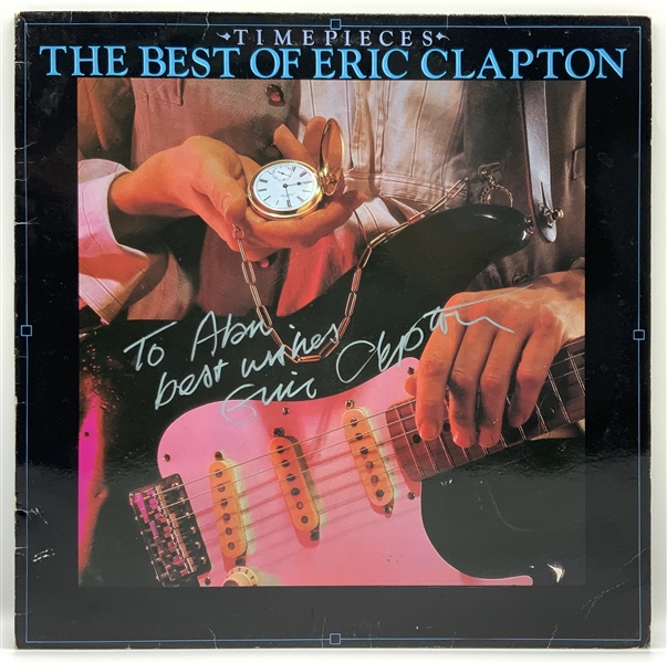 Eric Clapton Signed “Timepieces” Album Record (Epperson/REAL Authentication)   