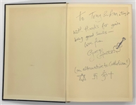 Beatles: George Harrison Signed “K.R.S.N.A.” Book w/ Guitar Sketch To Luthier Tony Zemaitis (Roger Epperson/REAL Authentication)