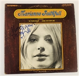 Marianne Faithfull & Andrew Loog Oldham In-Person Signed Self-Titled Album (John Brennan Collection) (Beckett/BAS Authentication)