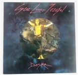 Gene Loves Jezebel: Michael & Jay Aston In-Person Signed “Desire” Album Record (John Brennan Collection) (Beckett/BAS Authentication)