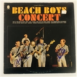 Beach Boys In-Person Group Signed “Beach Boys Concert” Album Record (3 Sigs) (John Brennan Collection) (Beckett/BAS LOA)