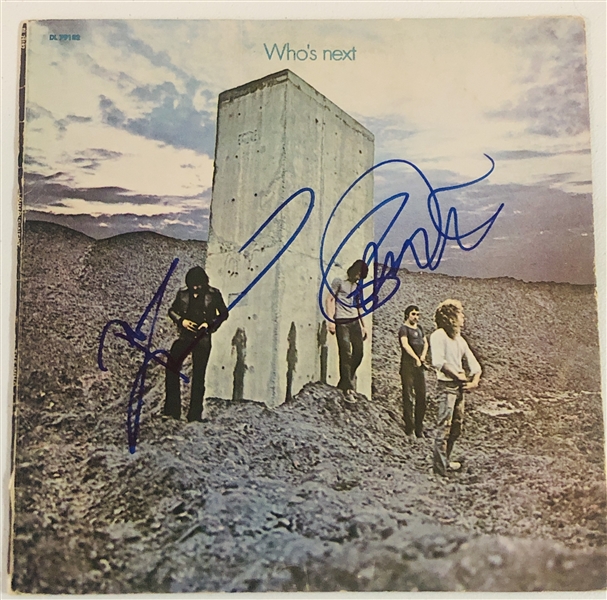 The Who: Daltrey & Townshend In-Person Signed “Who’s Next” Album Record (John Brennan Collection) (Beckett/BAS Authentication)