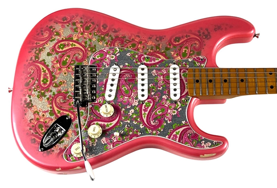 Eric Clapton’s Personally Owned & Played Fender Stratocaster Guitar (Provenance From Tour Crew Member) 