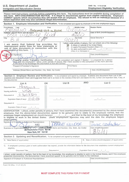 Snoop Dogg Signed w/ Given Name “Calvin Broadus” 2001 Document (Third Party Guaranteed) 