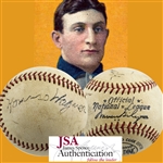 Honus Wagner Superb Single-Signed ONL Baseball (JSA LOA)