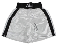 Muhammad Ali Signed Pro Style Boxing Trunks (PSA/DNA ITP LOA)