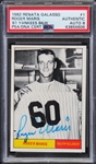 Roger Maris Signed 1982 Renata Galasso Trading Card (PSA/DNA Encapsulated)