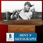 Babe Ruth Exceptionally Fine Signed H&B Louisville Slugger Personal Model Bat with MINT 9 Autograph (Beckett/BAS LOA & PSA/DNA LOAs)