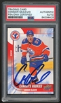 Connor McDavid Signed 2015-16 Upper Deck Rookie Card (PSA Encapsulated)