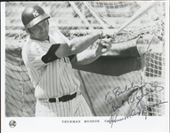 Thurman Munson Signed NY Yankees 8" x 10" Photo (PSA/DNA LOA)