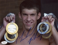 Michael Phelps Signed 8" x 10" Photo (JSA)
