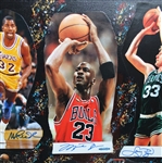 NBA 60 Greatest NBA Legends of Basketball Signed Lithograph w/Jordan, Kobe, Lebron, etc. - Blake Griffin's 1/1 Personal Lithograph from Artist! (Beckett/BAS) (Icon Art LOA & JSA)