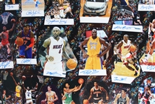 NBA 60 Greatest NBA Legends of Basketball Signed Lithograph w/Jordan, Kobe, Lebron, etc. - Blake Griffin's 1/1 Personal Lithograph from Artist! (Beckett/BAS) (Icon Art LOA & JSA)