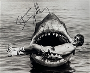 Steven Spielberg Signed 16" x 20" "Jaws" Photograph (Beckett/BAS LOA)(Photo Proof)