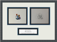 The Jetsons: Hanna Barbera Hand Painted Animation Production Cel in Framed Display 