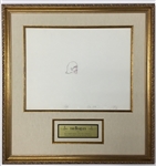The Beatles: Original 1968 Yellow Submarine Animation Production Drawing of Ringo Starr (Campbell COA)