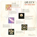 Queen: Freddie Mercury & John Deacon Dual-Signed “Greatest Hits” Inner Sleeve (UK) (Tracks COA) 