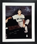 Mickey Mantle Signed 16” x 20” Photo w/ “1956” Inscription (Third Party Guaranteed)