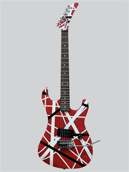Eddie Van Halen’s Personally Owned and Played 1980s “Frankenstein” Kramer Guitar