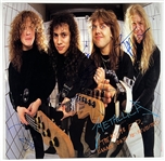 Metallica Group Signed “Garage Days Re-Visited” Album Record (4 Sigs) (Metalligraphs LOA) 