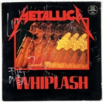 Metallica Vintage Group Signed w/ Cliff “Whiplash” Album Record (4 Sigs) (Beckett/BAS LOA) 