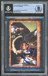 Goonies: Jeff Cohen Signed 1985 Topps #79 Sticker (Beckett/BAS Encapsulated)