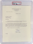 Warren Buffett Signed Letter with Reference to Bill Gates on Berkshire Hathaway Letterhead! (PSA/DNA Encapsulated)