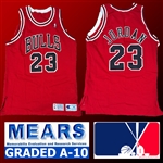 1992-93 Michael Jordan Game Worn Chicago Bulls Road Jersey with Extensive Authentication! (MEARS A10 & Sports Investors LOAs)