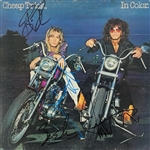 Cheap Trick: Group Signed "In Color" Album Cover (4 sigs)(Third Party Guaranteed)