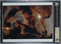 Star Wars: Mark Hamill Signed & Inscribed 8" x 10" Photo from "The Empire Strikes Back" (Beckett/BAS Encapsulated)