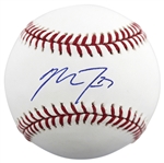 Mike Trout Signed OML Baseball with Rookie Era Autograph (PSA/DNA Rookiegraph COA)