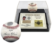 Harmon Killebrew Signed Limited Edition OAL Baseball with Original Thumbprint in Custom Display (Beckett/BAS COA)