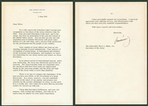John F. Kennedy Signed White House Letter :: Accepting Resignation of The Secretary of Army! (Beckett/BAS LOA)