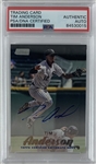 Tim Anderson Signed 2017 Topps TC (PSA/DNA Encapsulated)