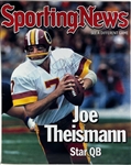 Joe Theismann Signed 32" x 40" Matted Poster (Third Party Guaranteed)