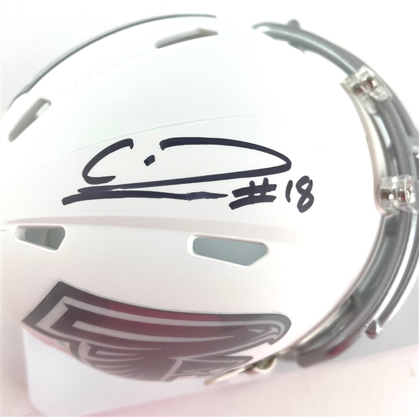 Calvin Ridley Signed Riddell Mini-Helmet (Beckett/BAS)