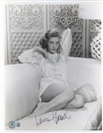 Lauren Bacall Signed 8" x 10" Black & White Photo (Beckett/BAS)