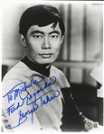George Takei Signed & Inscribed 8" x 10" Star Trek Photo (Beckett/BAS)